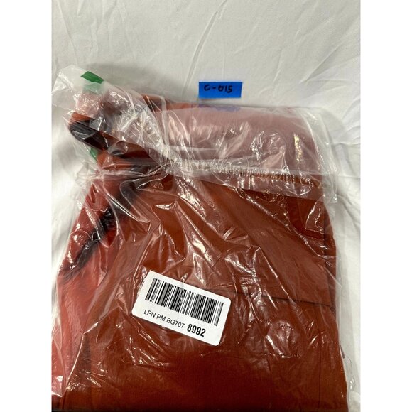 Tahari ASL Womens Easy Notch Collar Jacket With Patch PKTS Orange Spice Size 6 - Picture 4 of 4